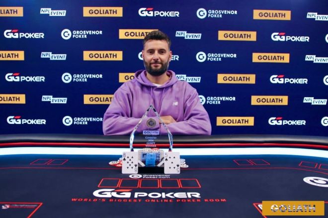 🏆 锦标赛战报德安 ｜ 哈钦森夺冠📍 Goliath 主赛👑 冠军: 德安·哈钦森💰 奖金: £163,280德安·哈钦森在£1,250 Goliath 主赛中夺得冠军，奖金£163,280