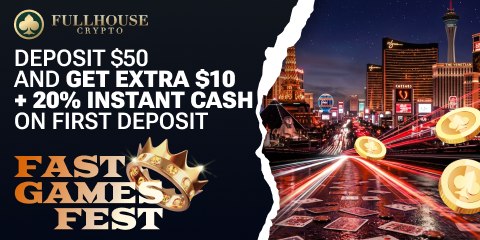 FullHouseCrypto 推出快节奏游戏节FullHouseCrypto 推出了为期三周的快节奏游戏节，包括快速翻牌和推或跟注游戏